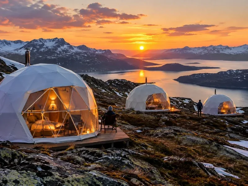 Trolltunga Sunset Glamping in a Dome