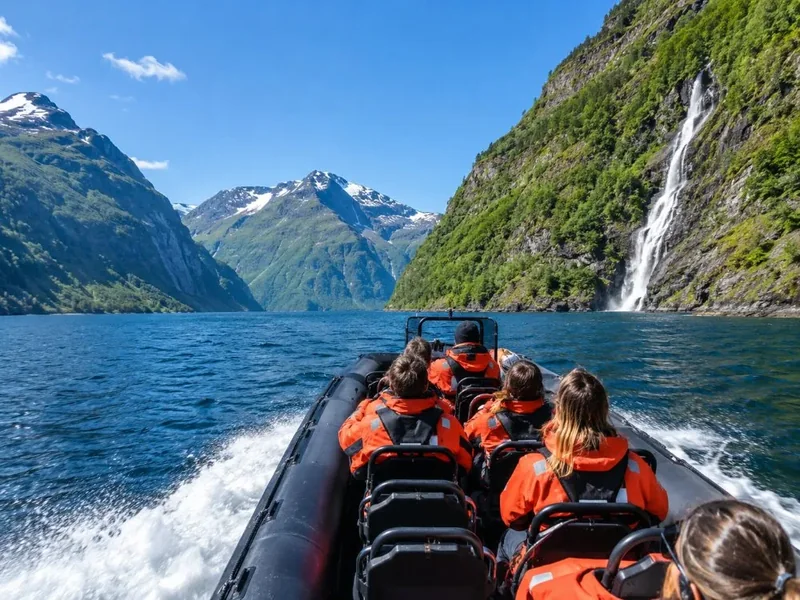 RIB Boat Safari on the Hardangerfjord